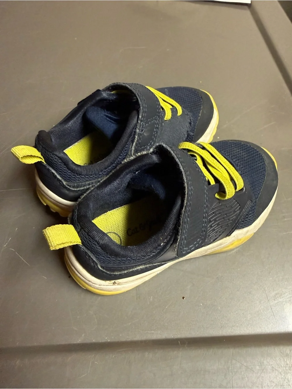 4 pairs of toddler boy shoes (Stride Rite, Nike, Cat and Jack…) Toddler size 7